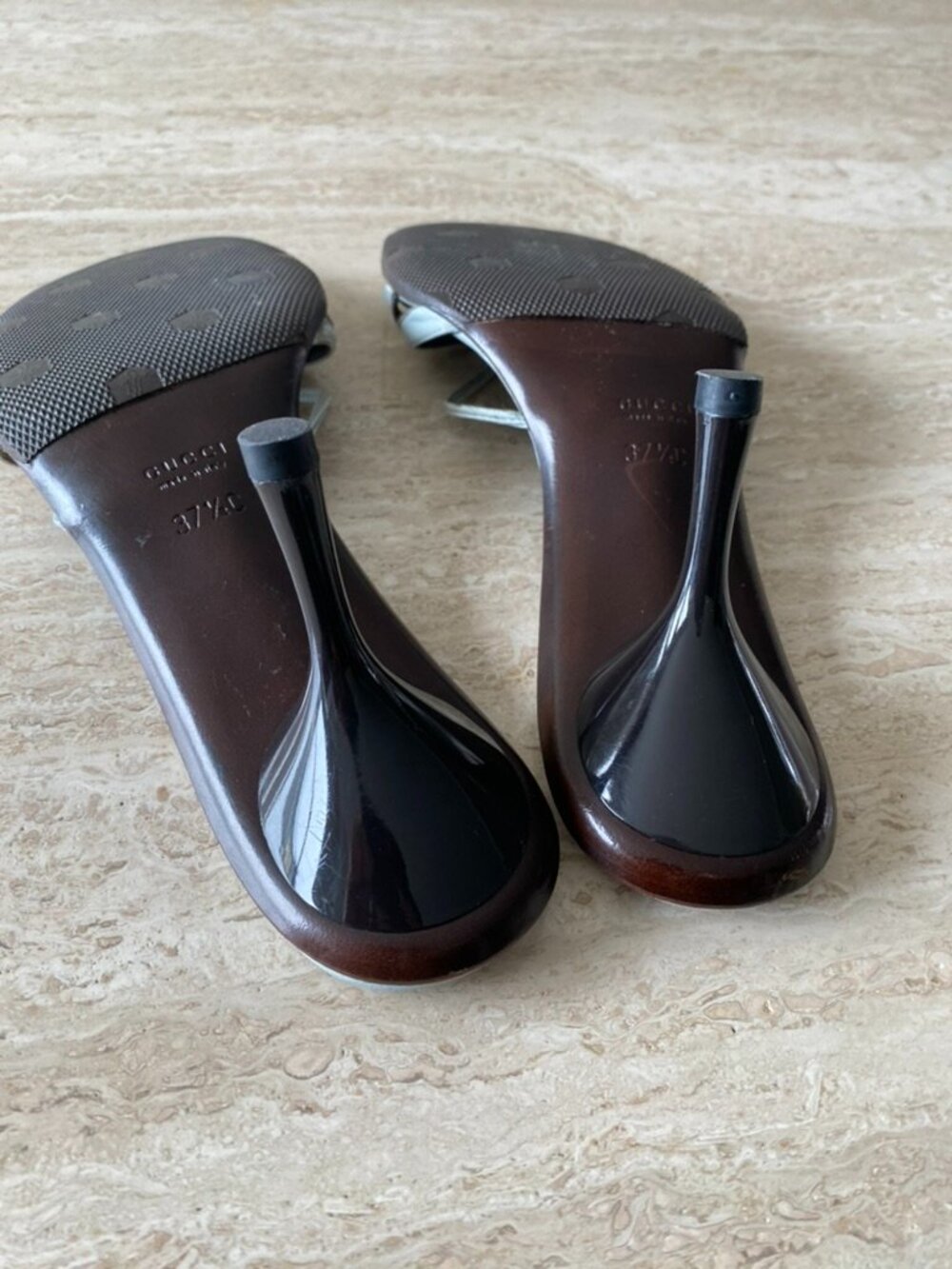 Vintage Gucci Tom Ford-era Ring Sandal Heels - Picture 9 of 10